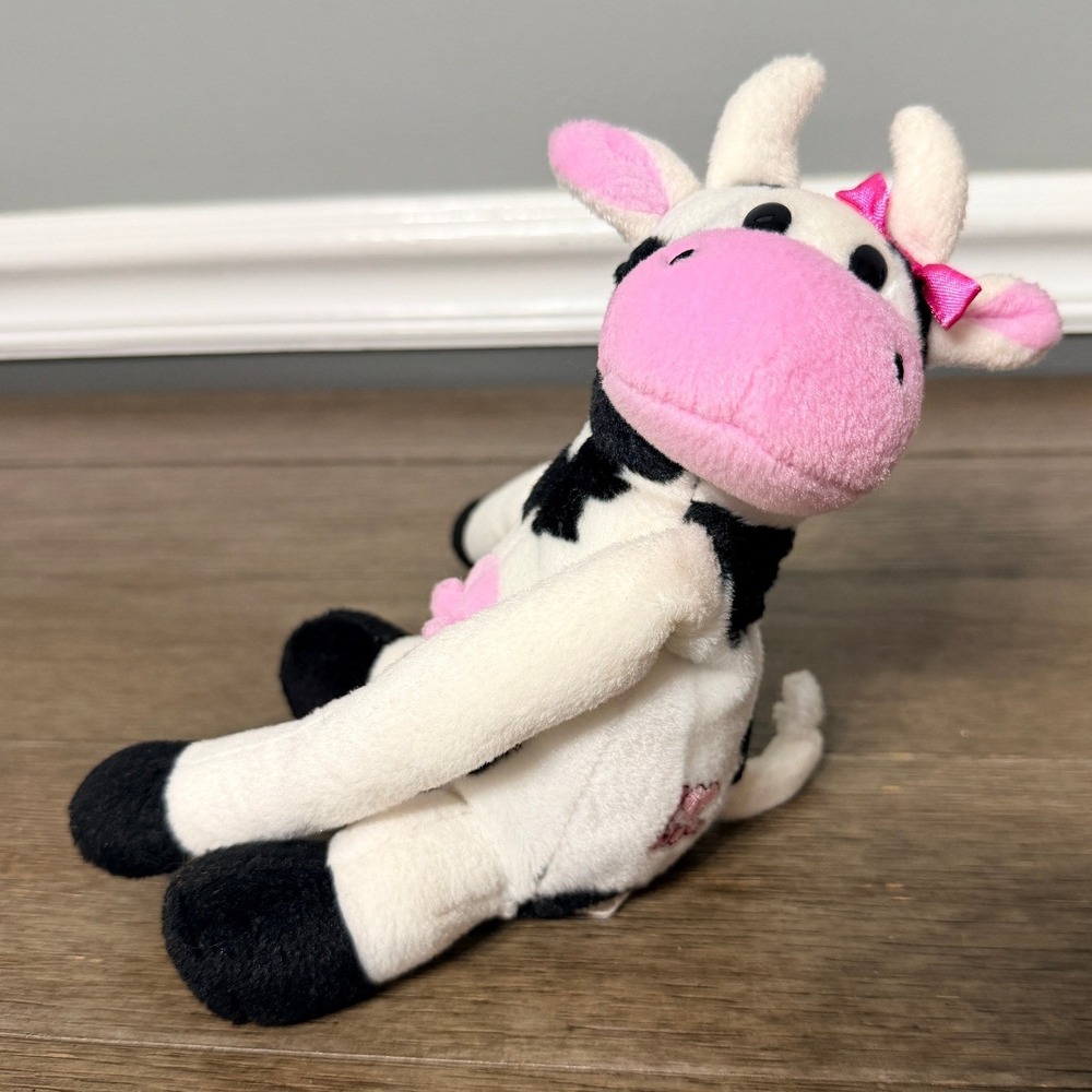 Vintage 2002 GMA I Heart Moo Cow Plush
